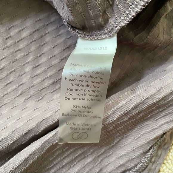 CALIA by Carrie Underwood Long Sleeve Mesh Top - Brown - Picture 6 of 9